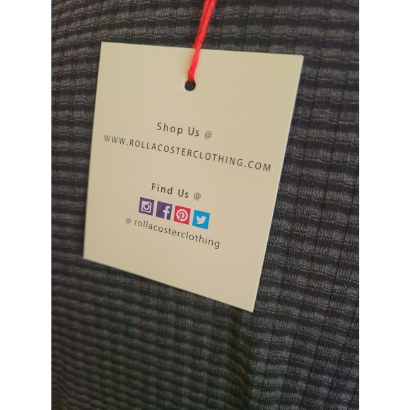 Grey Wrap Style Dress NWT - Picture 4 of 6